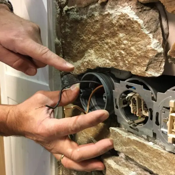 How to Seamlessly Install Wall Sockets with Faux Stone!